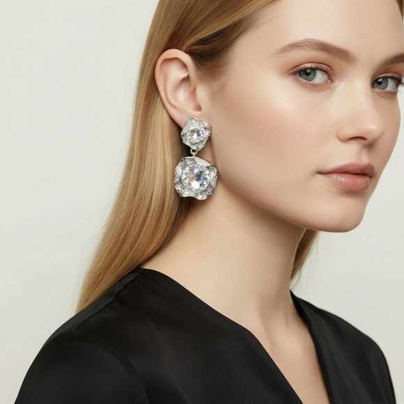Oscar de la Renta Jewelry - Oscar de la Renta crystal-embellished earrings